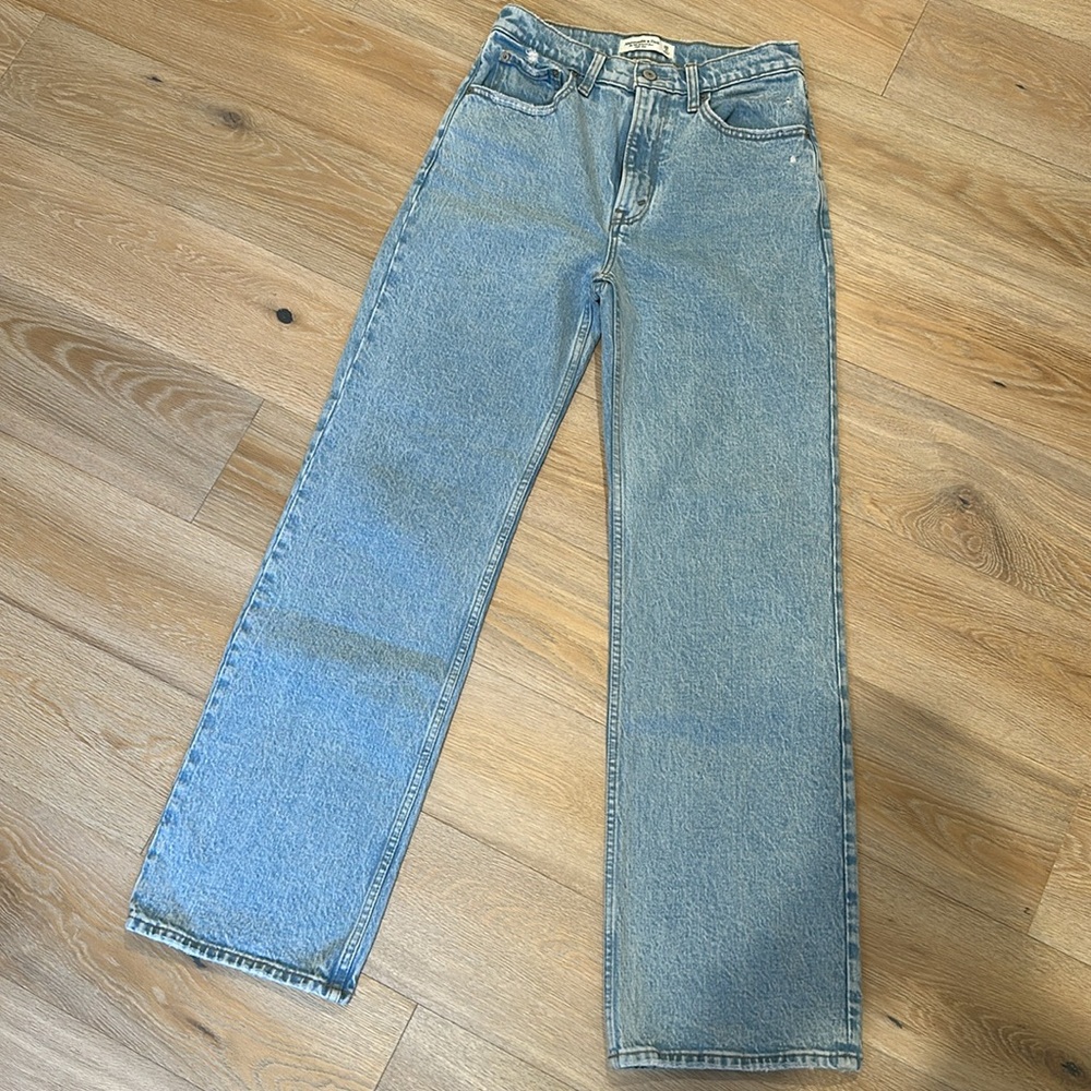 Abercrombie & Fitch Light Blue Flare Jeans